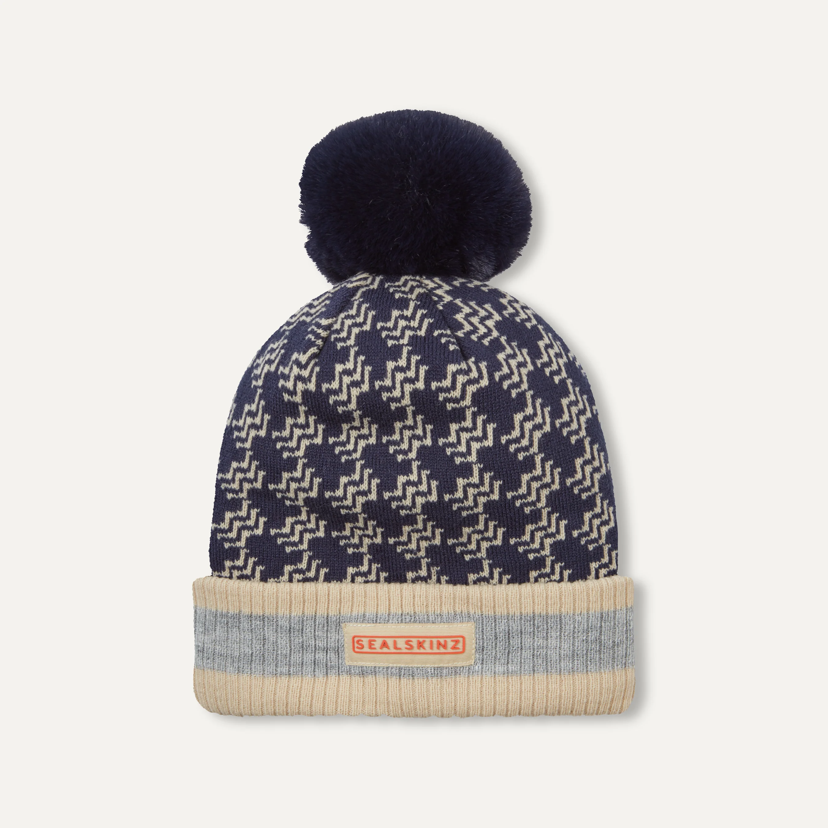 Waterproof Bobble Hat with Knitted Mitten - Image 2